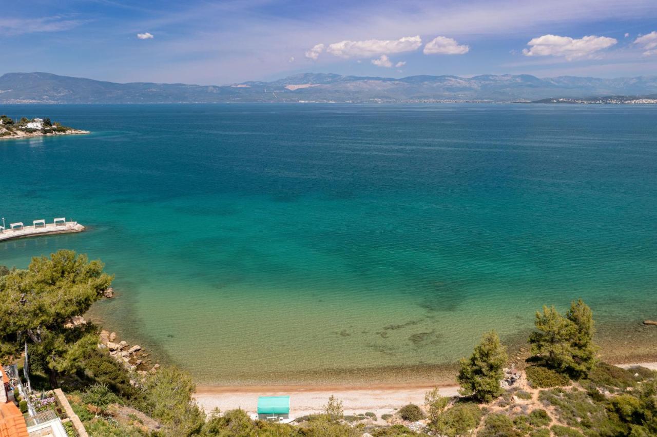Crystal Beach Villa Chalkís Buitenkant foto