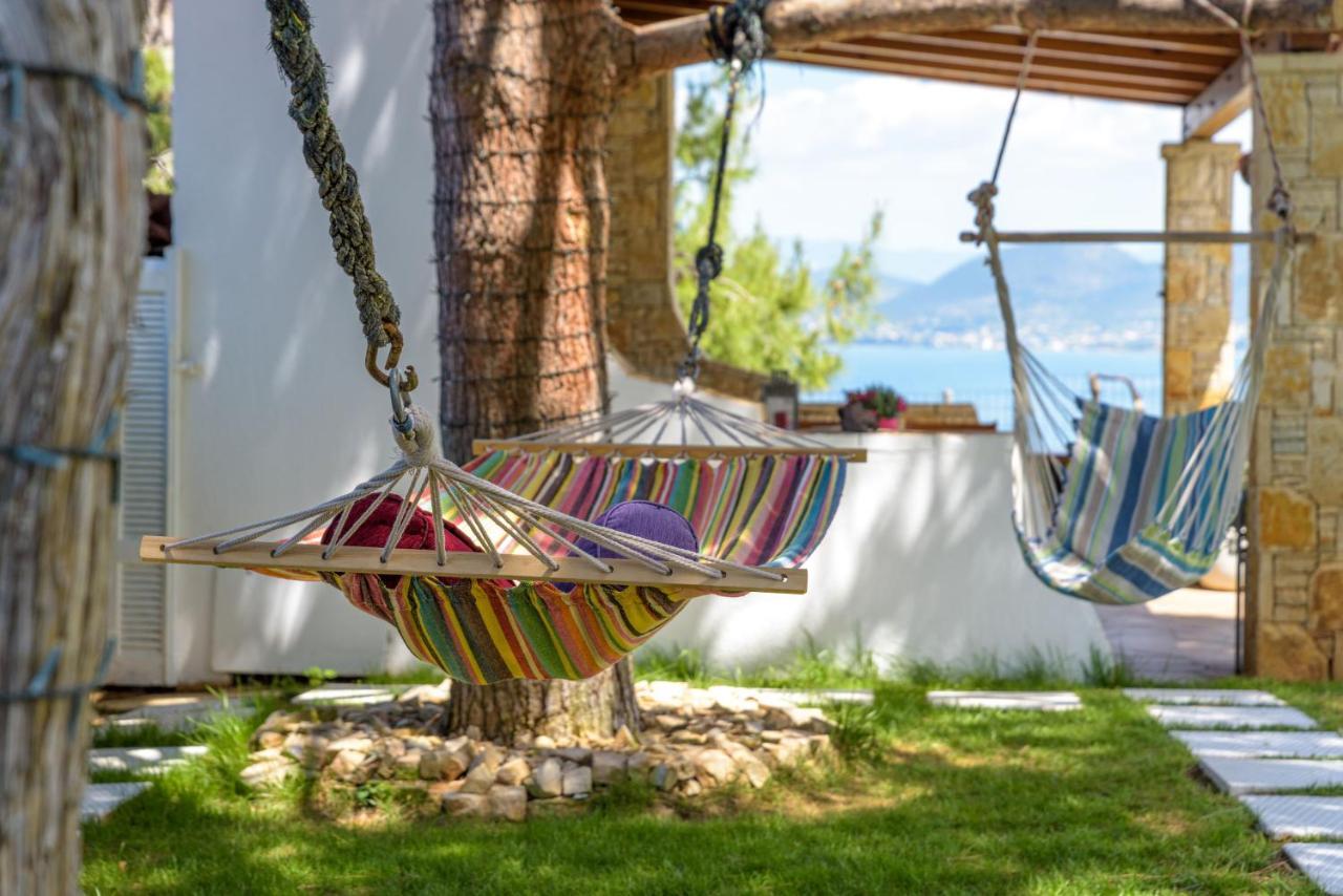 Crystal Beach Villa Chalkís Buitenkant foto