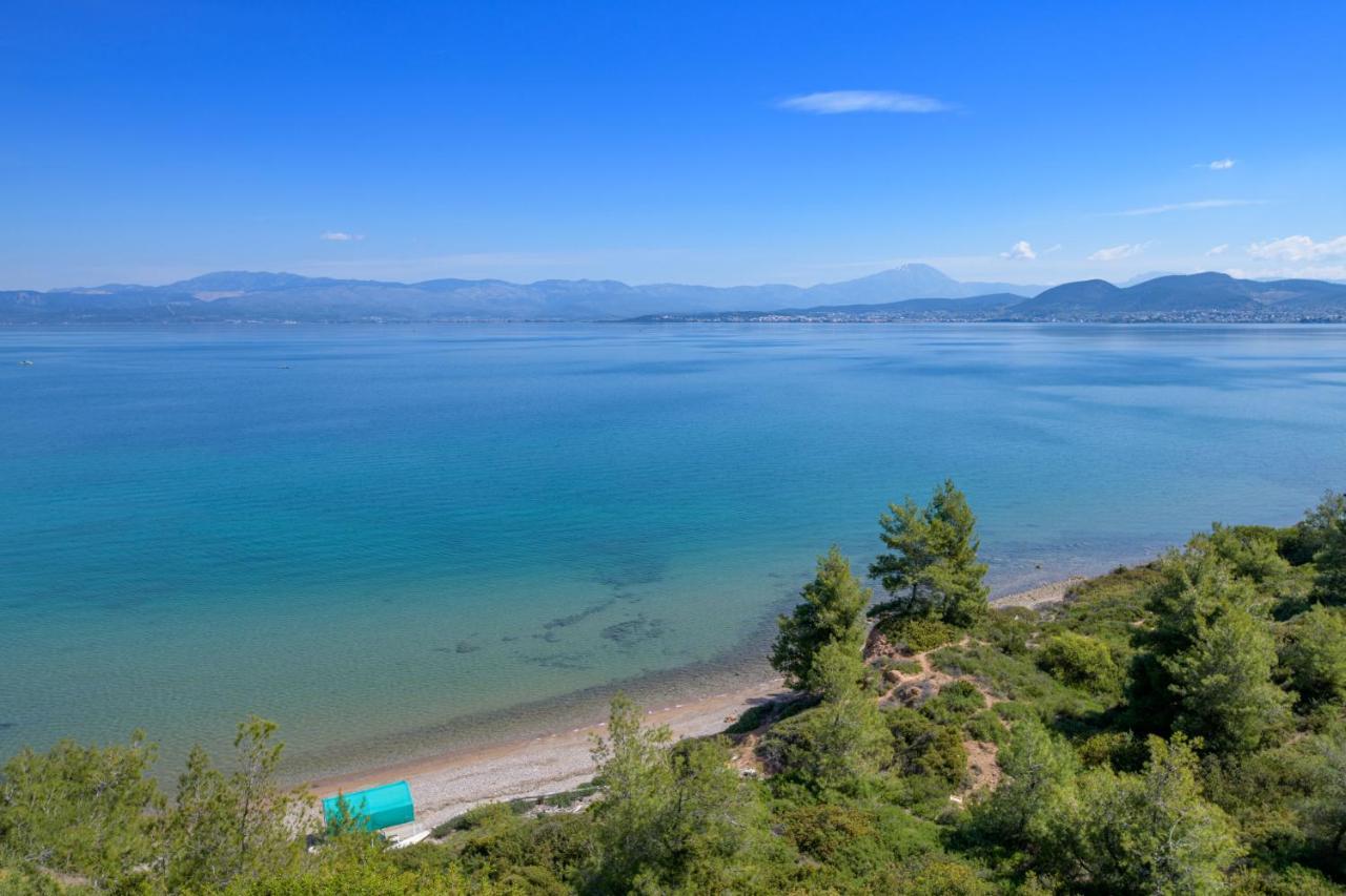 Crystal Beach Villa Chalkís Buitenkant foto