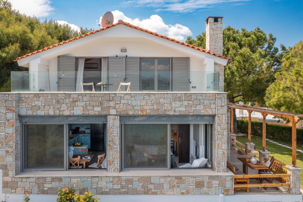 Crystal Beach Villa Chalkís Buitenkant foto