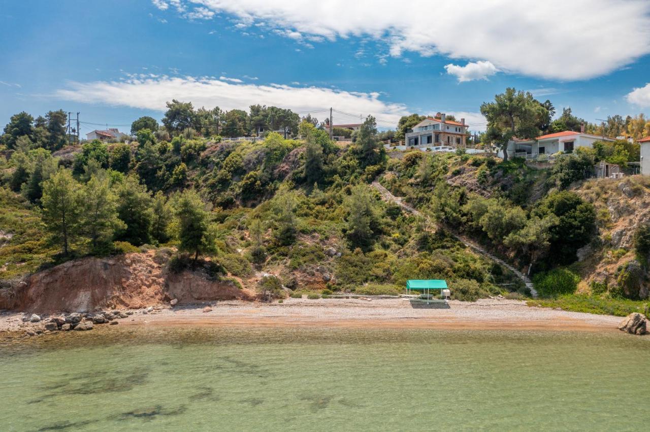 Crystal Beach Villa Chalkís Buitenkant foto