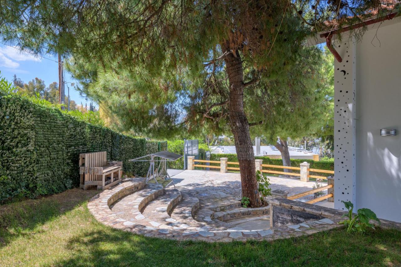 Crystal Beach Villa Chalkís Buitenkant foto