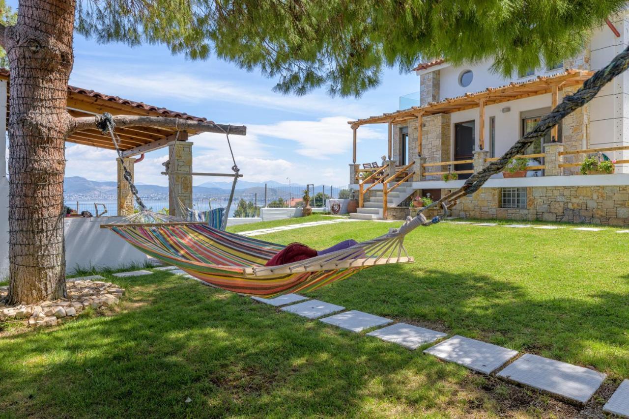 Crystal Beach Villa Chalkís Buitenkant foto