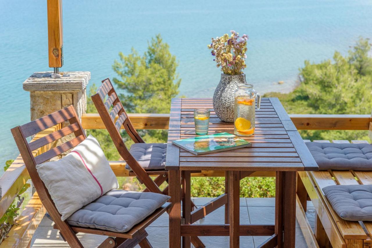 Crystal Beach Villa Chalkís Buitenkant foto