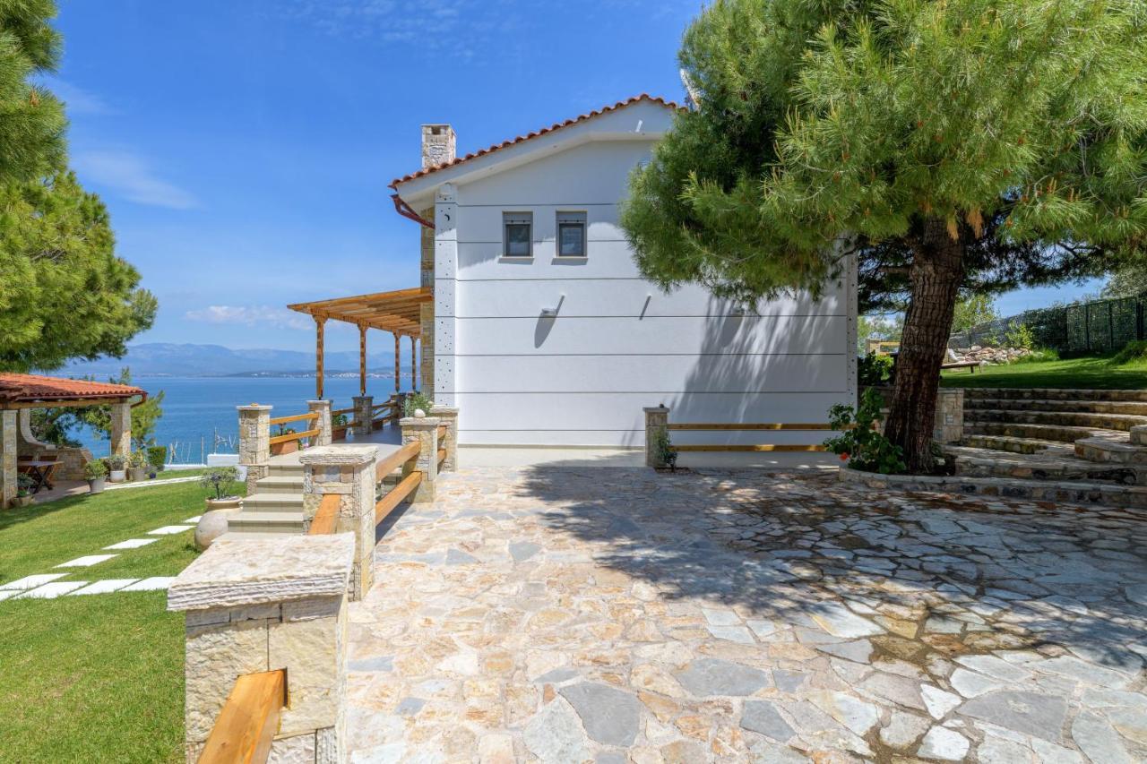 Crystal Beach Villa Chalkís Buitenkant foto
