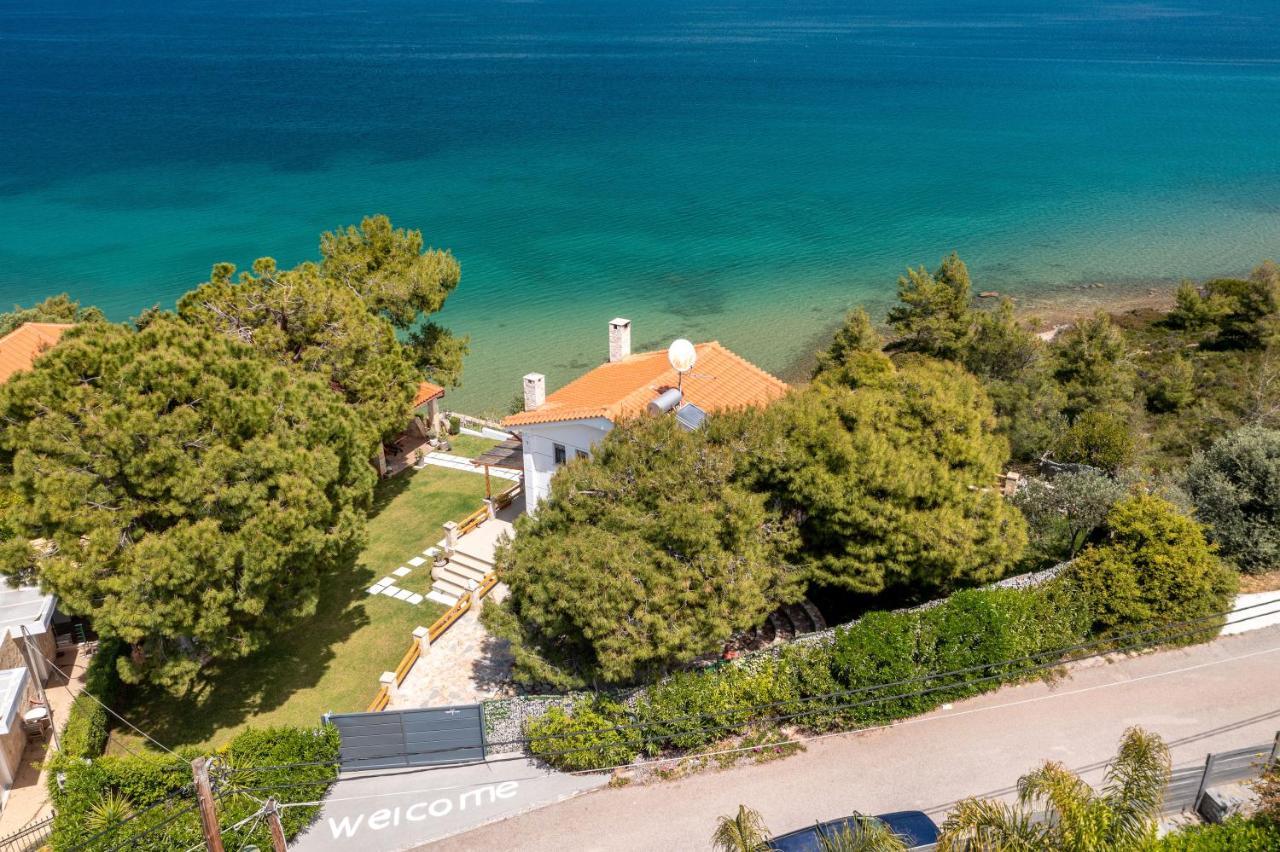 Crystal Beach Villa Chalkís Buitenkant foto