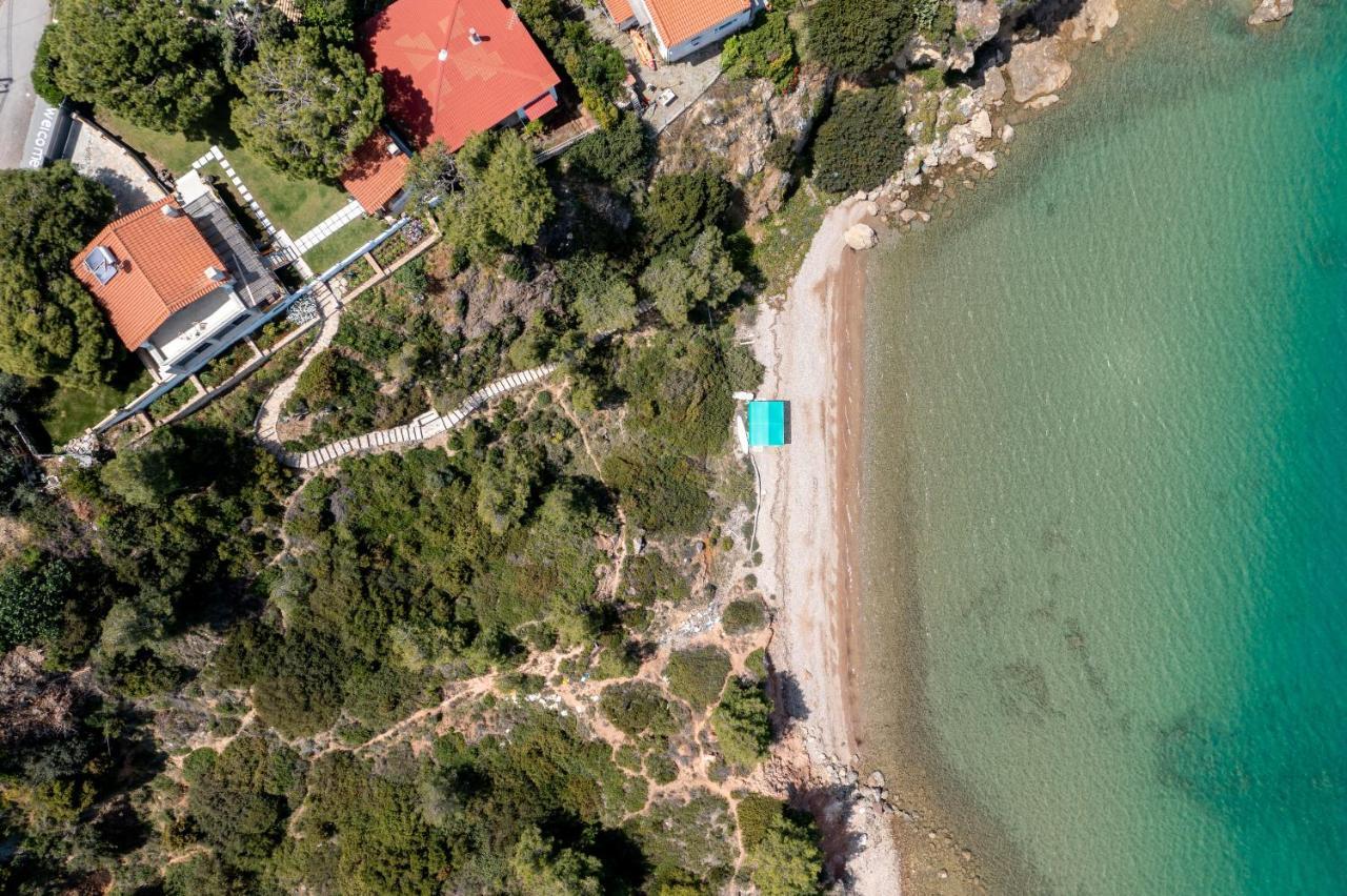 Crystal Beach Villa Chalkís Buitenkant foto